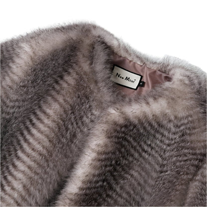 Women Furry Cropped Fur Coat | Fluffy Short Fur Jacket
