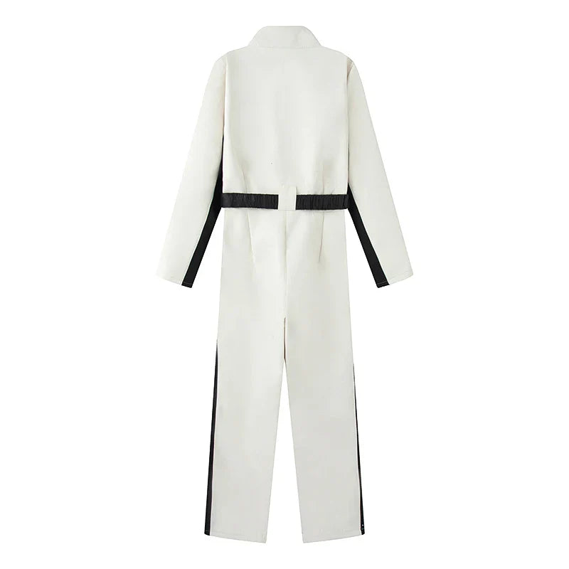 Women Warm Ski Suit | Ski Bodysuit | Long Sleeve | Waterproof | Windproof | Slim Skiing Jumpsuit