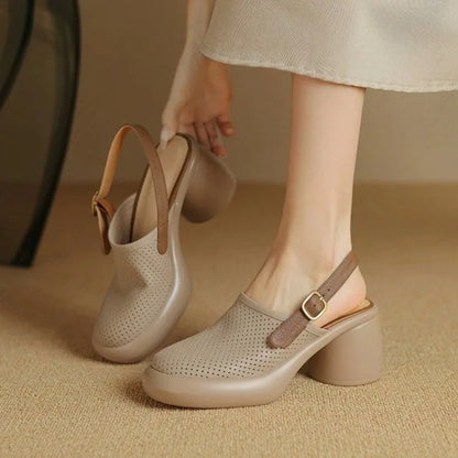Ginger | Women's Low Heel Flat Sandals