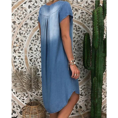 Nicolette | Women's Denim Flowy Dress Summer 2026