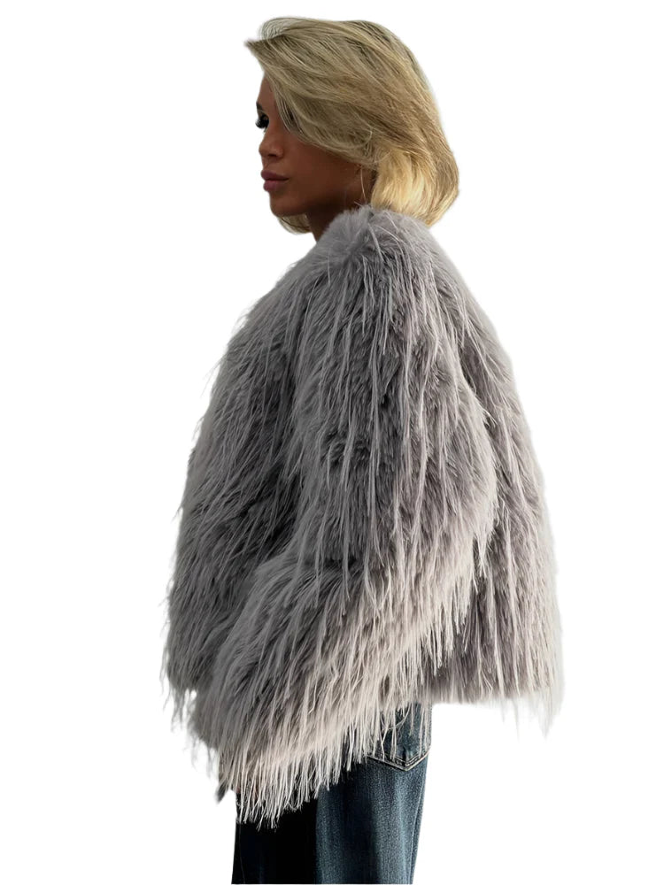Women Short Fur Coat
