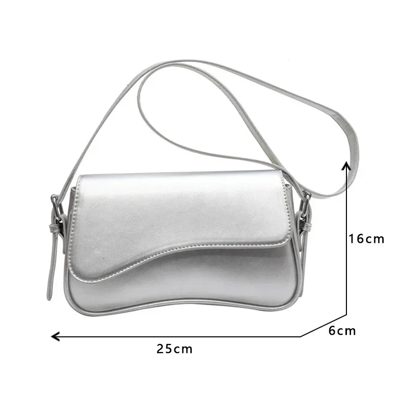 Women Vintage Leather Crossbody Bag | Small Flap Shoulder Bag