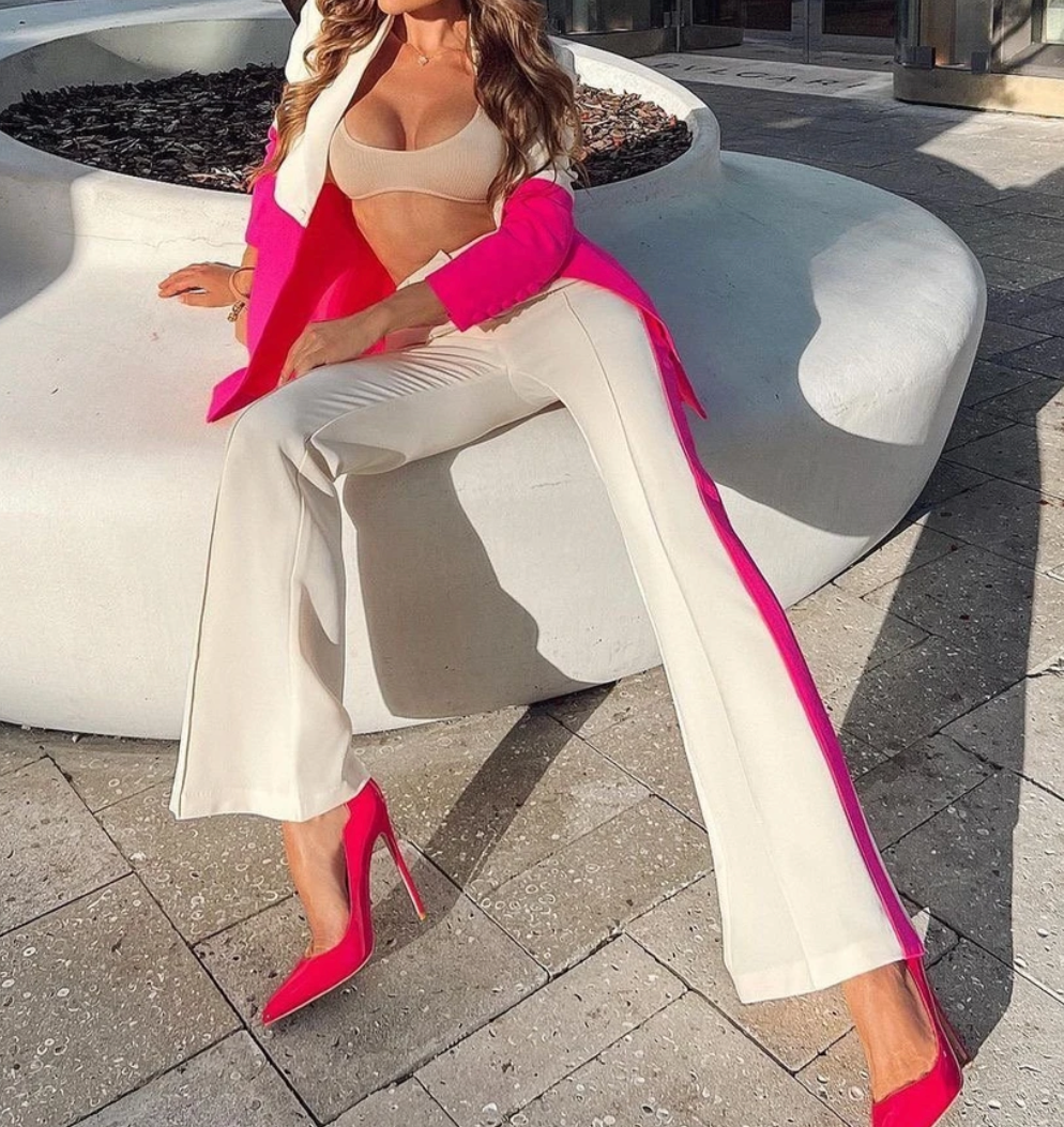 DERIN Multicolor Bodycon Suit
