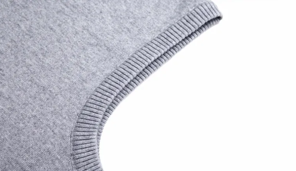 Men Knitted Cotton Sweater Vest | Casual Warm Winter V-Neck Outerwear