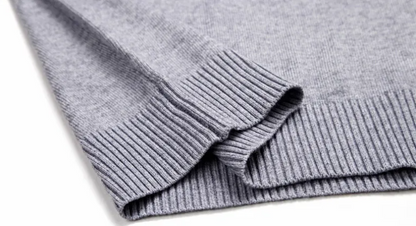 Men Knitted Cotton Sweater Vest | Casual Warm Winter V-Neck Outerwear