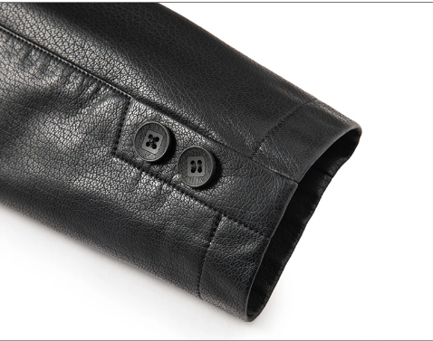 Sheep Leather Casual Suit Men's Jacket | Black Brown Leather Winter Jacket
