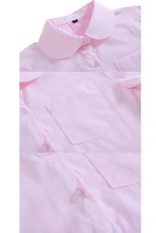 Women Long Sleeve Blouse Shirt | Formal Turn-down Collar Minimalist Top
