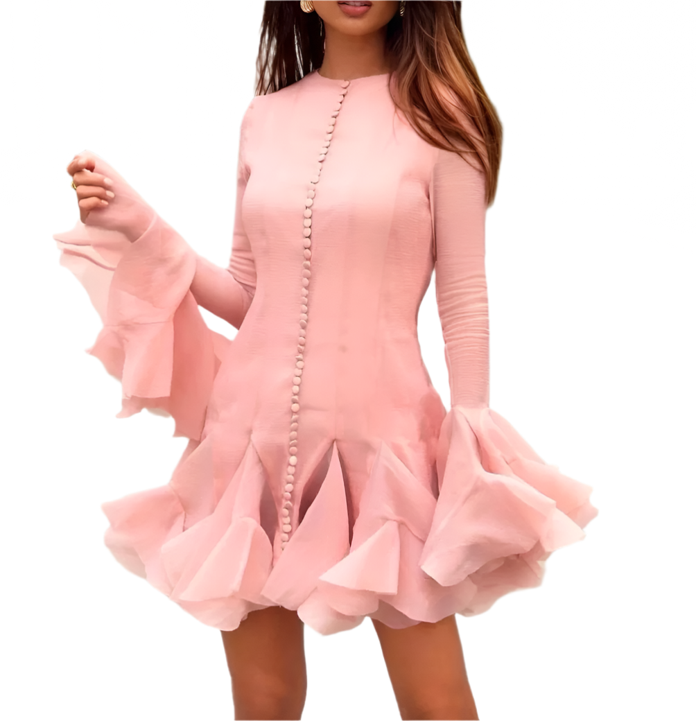 BORRINE Bodycon Dress PINK