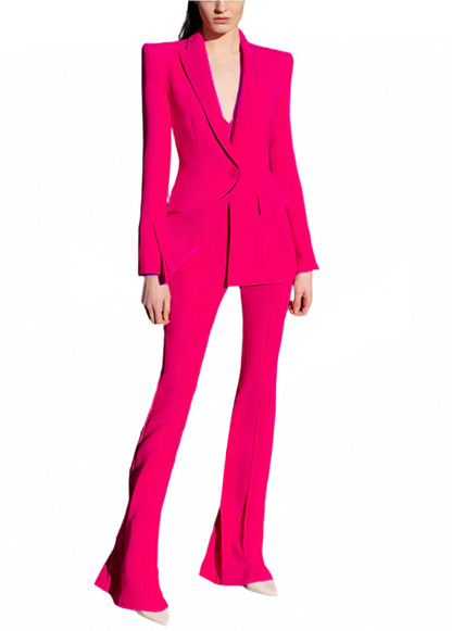 BABE Bodycon Suit HOT PINK