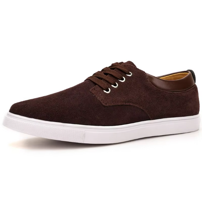 Men Genuine Leather Casual Shoes | European Style brown