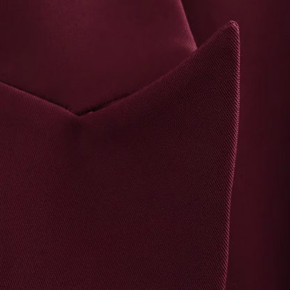 Women Burgundy Blazer | Burgundy Coat | Double Breasted Blazer