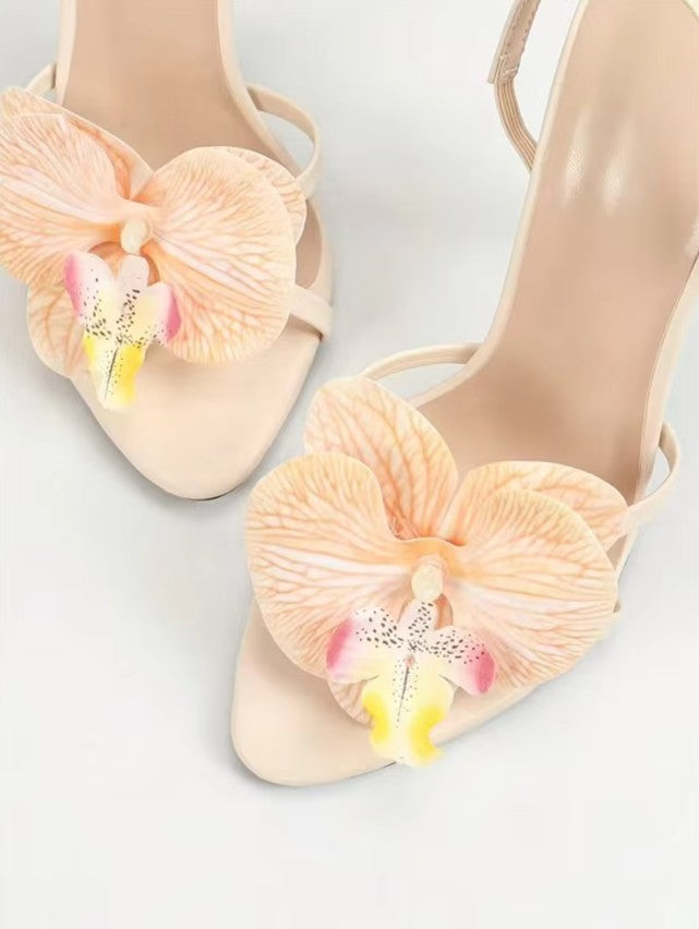 Women Summer Sandals | Flower Heels