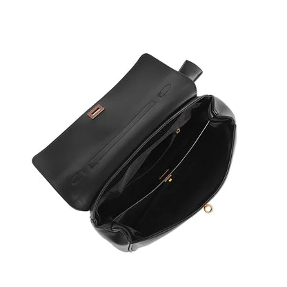Women French Handbag | Luxury Shoulder Bag | Large Capacity Metal Buckle Tote Bag