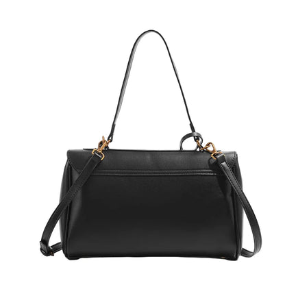 Women French Handbag | Luxury Shoulder Bag | Large Capacity Metal Buckle Tote Bag
