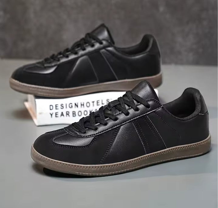 Unisex Black Sneakers | Retro Shoes | Travel Shoes | Leisure Shoes | Canvas