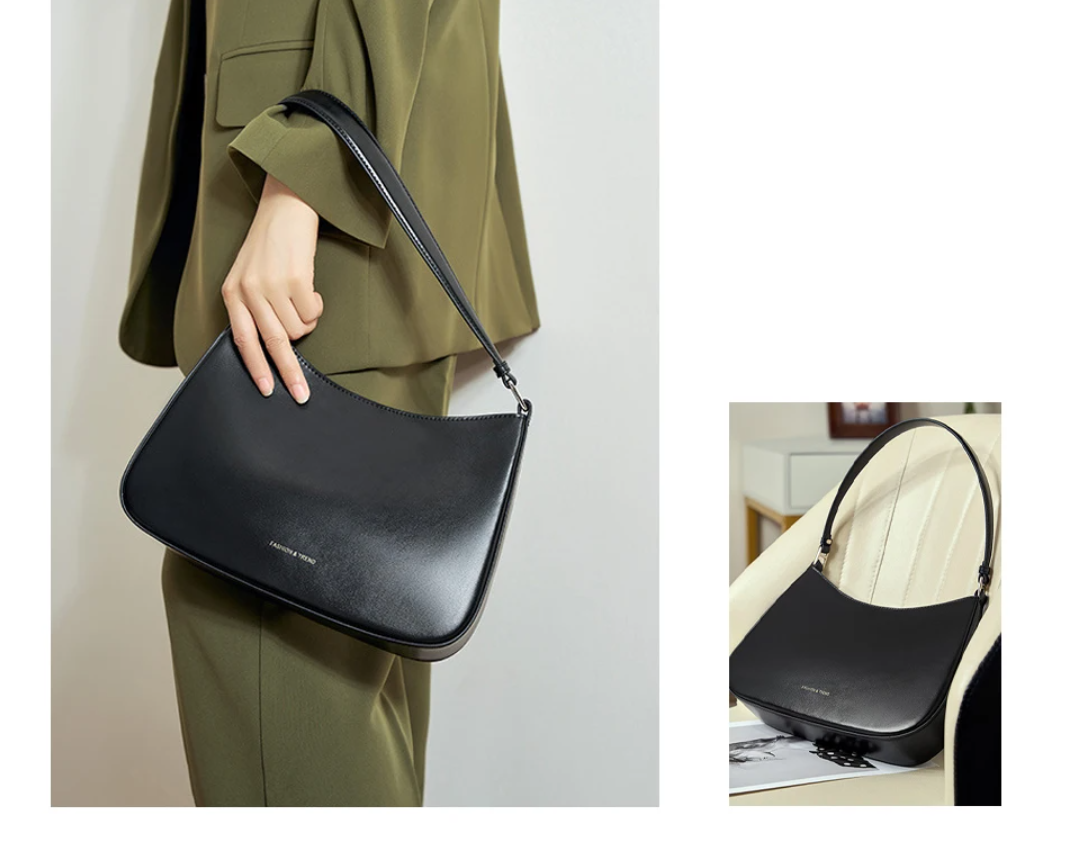 Women Leather Underarm Bag