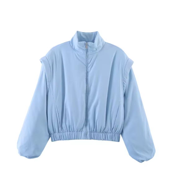 Women Puffer Jacket | Bomber Jacket | Short Jacket | Long Sleeve | Cropped