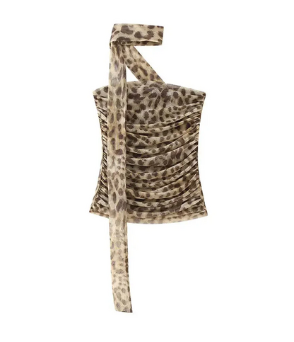 Women Leopard Print Two Piece | Cheetah Print Skirt | Cheetah Print Top top