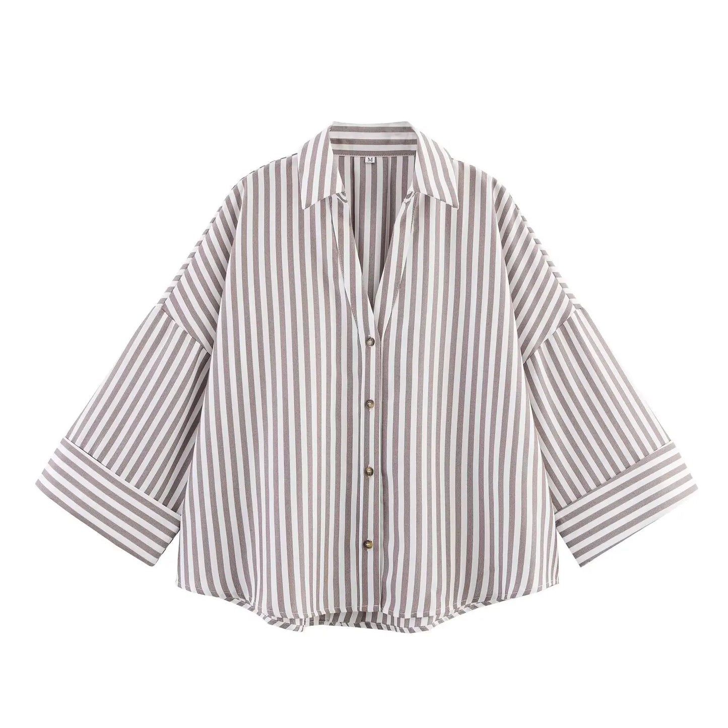 Women Casual Loose Top | Wide Sleeve Shirt | Summer Minimalist Holiday Top Black