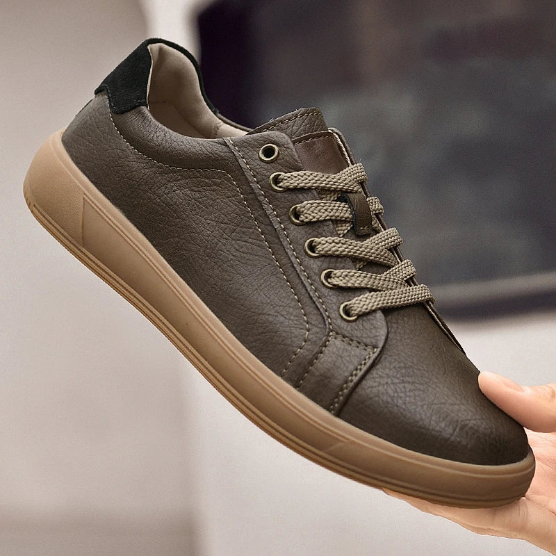 Men Genuine Leather Shoes | Casual Shoes | Sports Sneakers