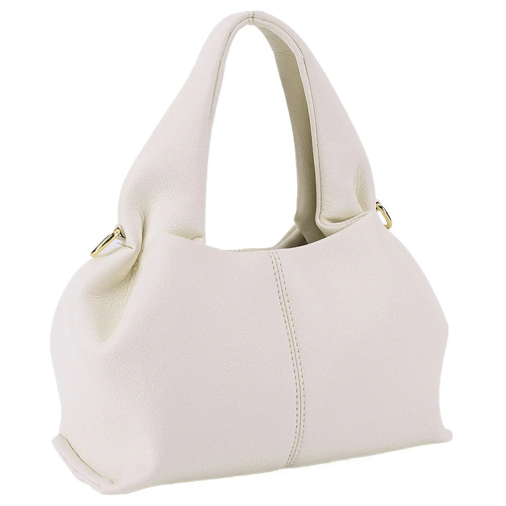 Women Cloud Shoulder Bag | Retro Hand Bag White