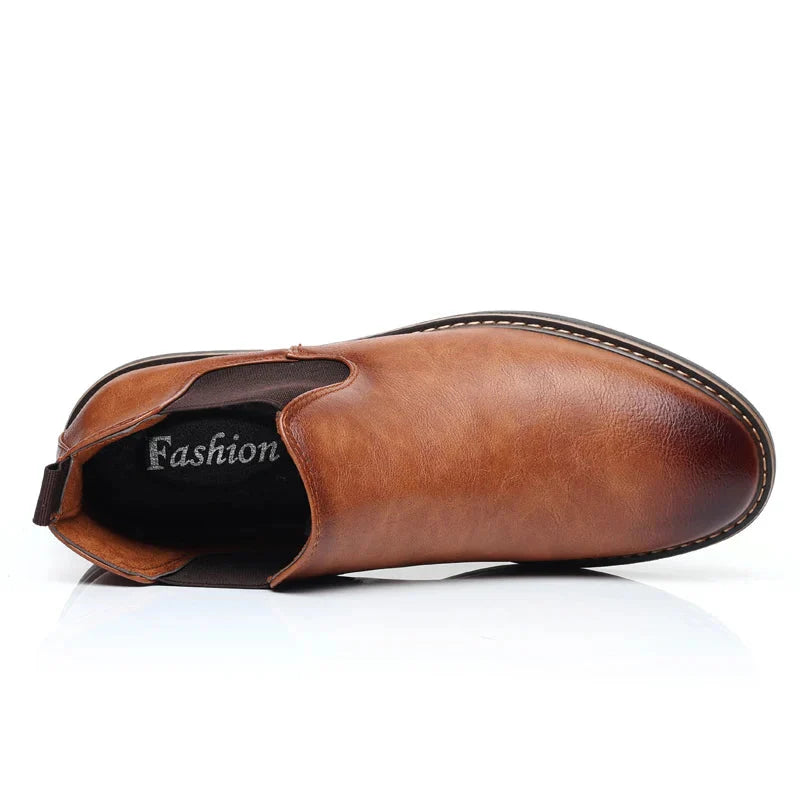 Men Leather Chelsea Boots | Ankle Boots | Pointed Toe Boots