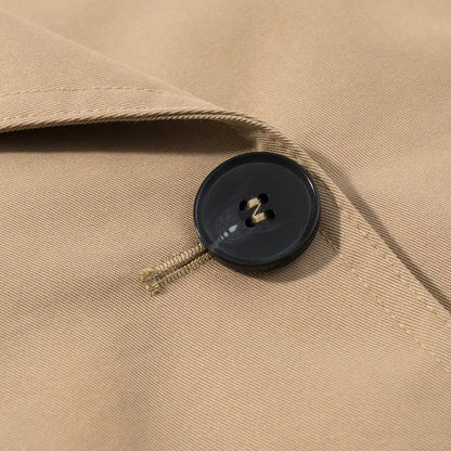 Women Cropped Trench Coat | Long Sleeve | Casual Classic
