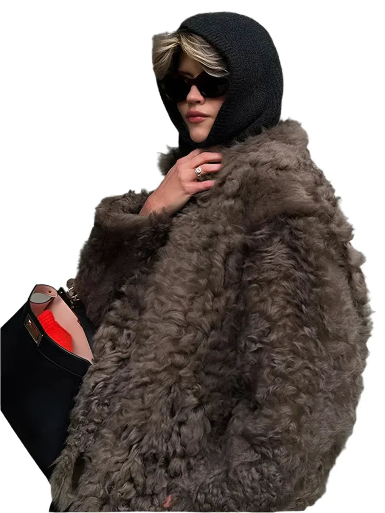 Women Fluffy Fur Coat