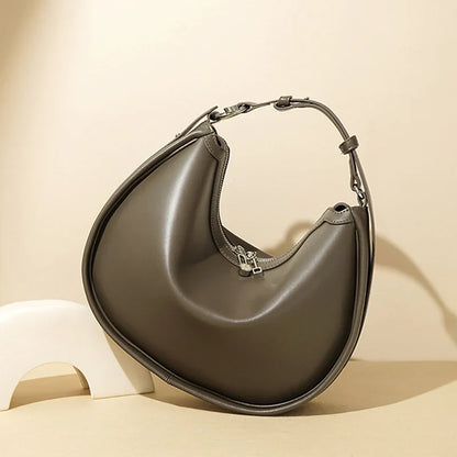 Women Split Leather Underarm Shoulder Bag