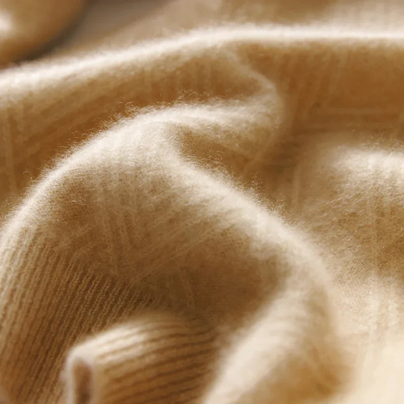 Men Knitted Wool Sweater | Winter Round Neck Pullover