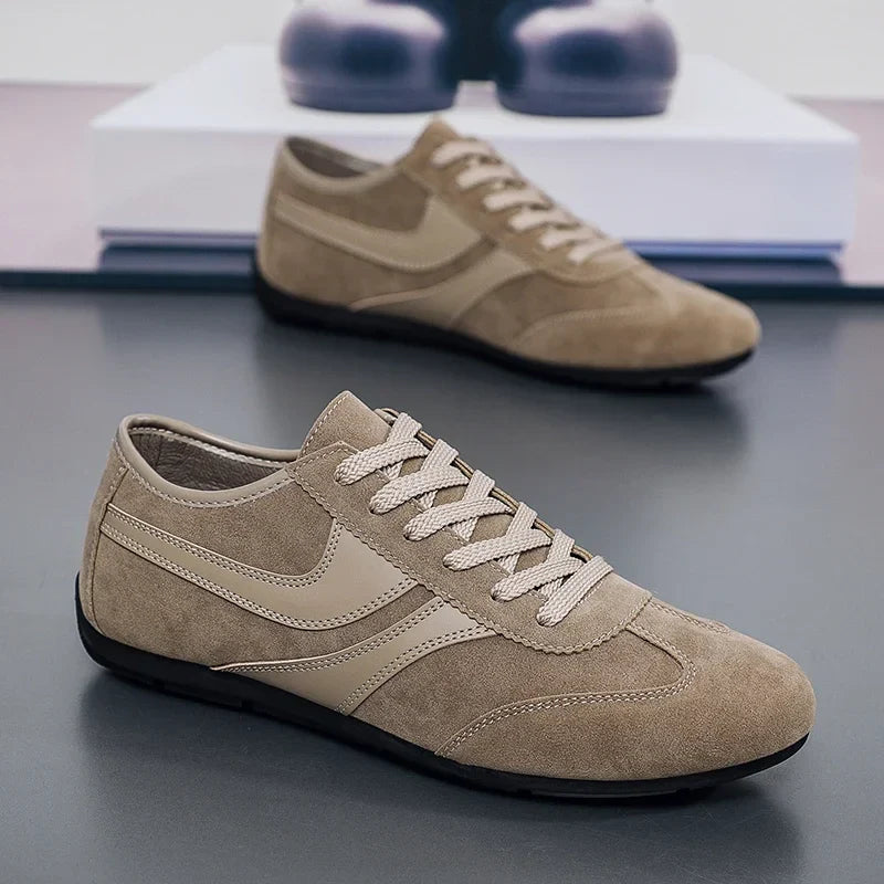 Men Casual Suede Sneakers | Comfortable | Non-Slip | Running Shoes | Breathable | Lightweight | Slip-On