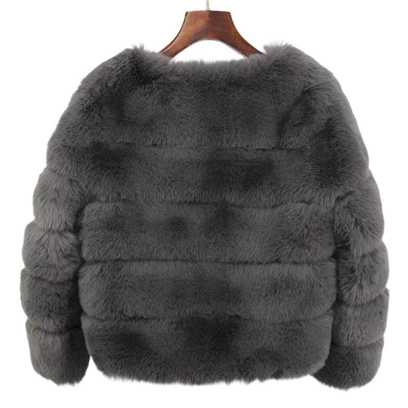 Women Retro Thick Fur Coat | Warm Winter Outerwear