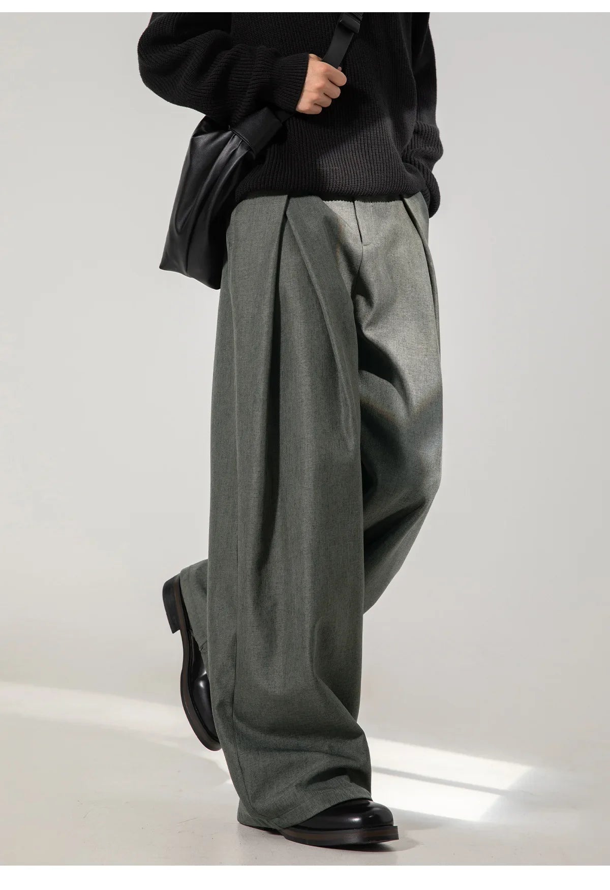 Men Dress Pants | Casual | Flare Trousers | Draped | Straight