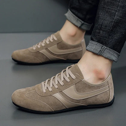 Men Casual Suede Sneakers | Comfortable | Non-Slip | Running Shoes | Breathable | Lightweight | Slip-On