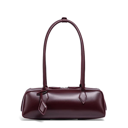Women Leather Bag | Luxury Vintage | Long Shoulder Shopping Bag | Underarm Bag | Baguette