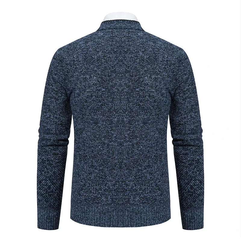 Men's Knitted V-Neck Wool Sweater | Casual Knit Cardigan | Winter Sweater
