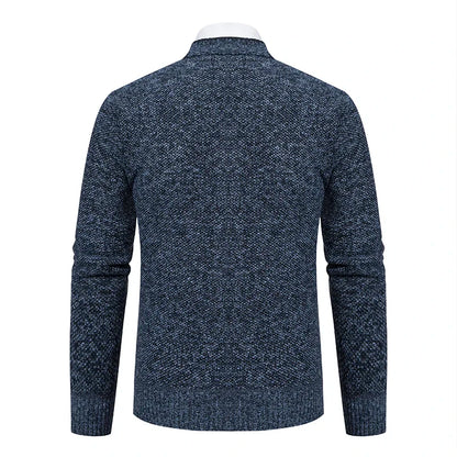 Men's Knitted V-Neck Wool Sweater | Casual Knit Cardigan | Winter Sweater