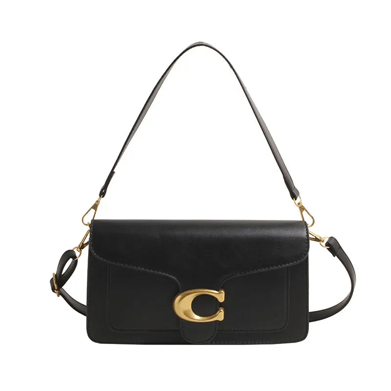Women Leather Shoulder Bag | Underarm Bag | Crossbody Bag | Square Bag