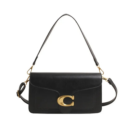 Women Leather Shoulder Bag | Underarm Bag | Crossbody Bag | Square Bag