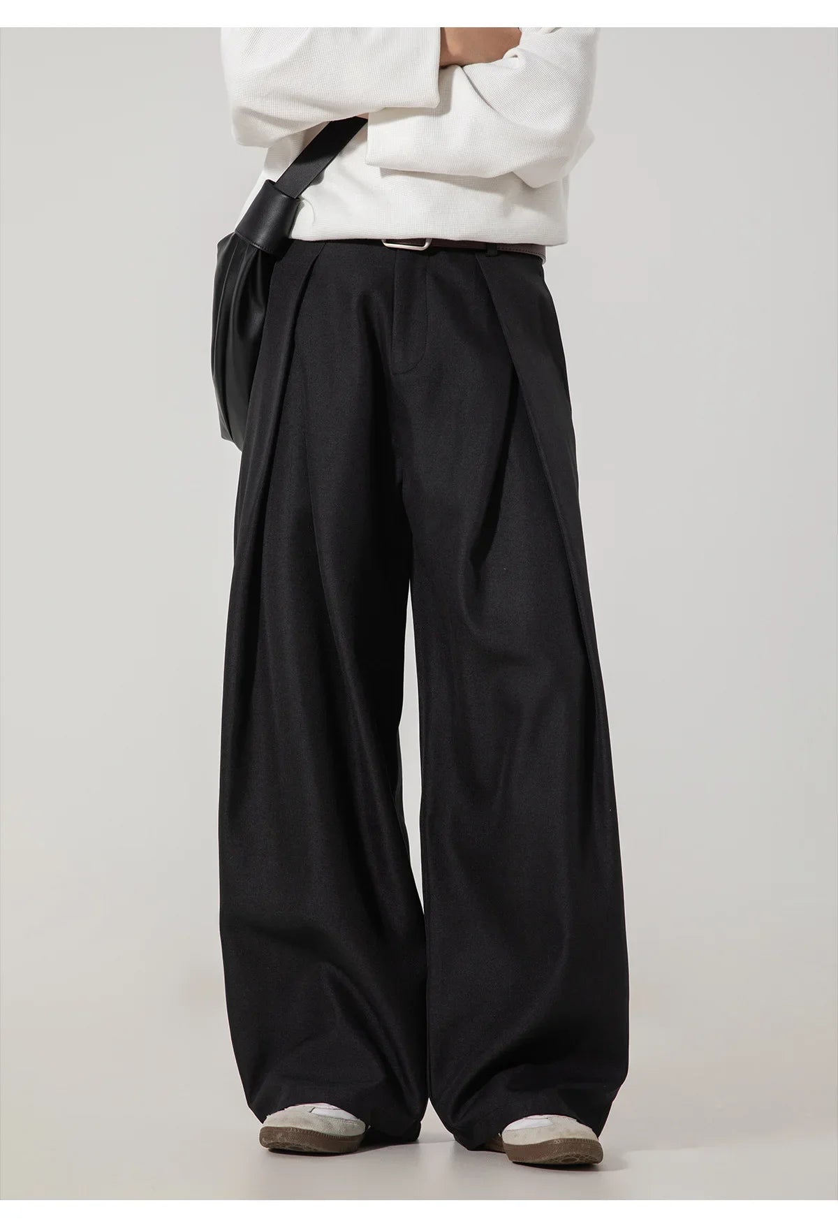 Men Dress Pants | Casual | Flare Trousers | Draped | Straight