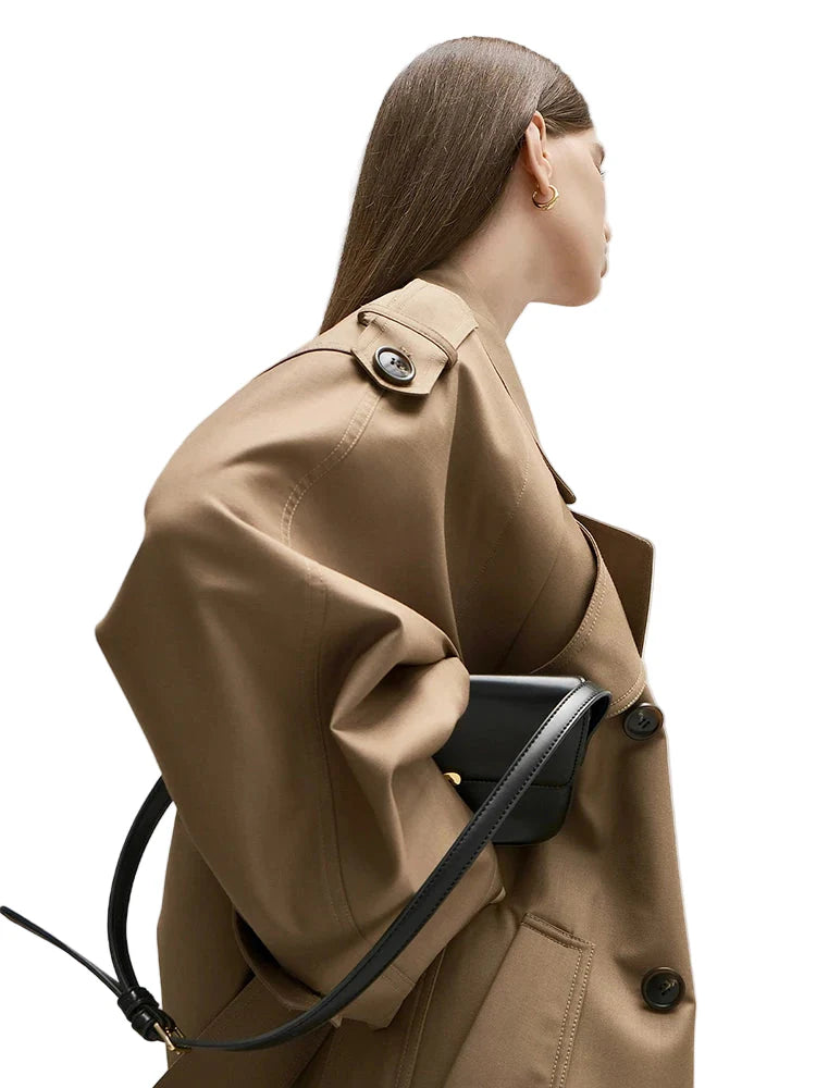 Women Oversized Trench Coat | Loose Casual Overcoat | Spring | Autumn