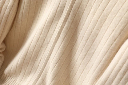 Men Merino Wool Stand-Up Collar Cardigan | Business Casual | Warm Zipper Jacket