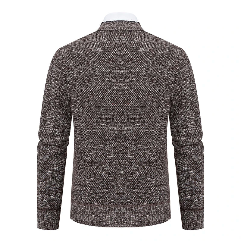 Men's Knitted V-Neck Wool Sweater | Casual Knit Cardigan | Winter Sweater