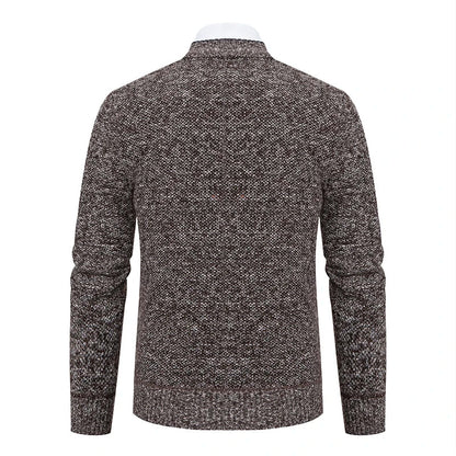 Men's Knitted V-Neck Wool Sweater | Casual Knit Cardigan | Winter Sweater