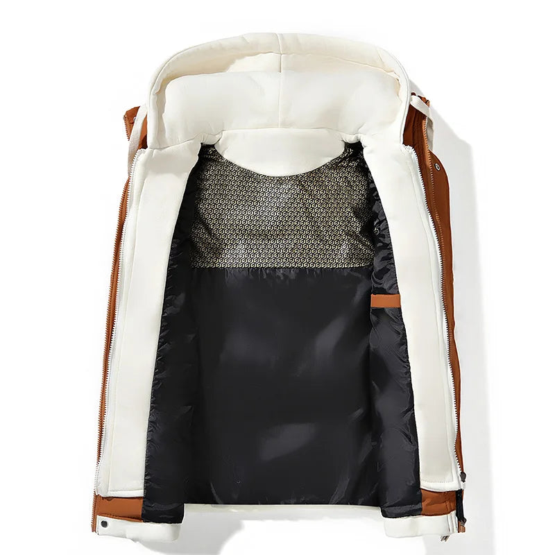 Unisex Warm Hooded Vest | Warm Cotton Vest Jacket