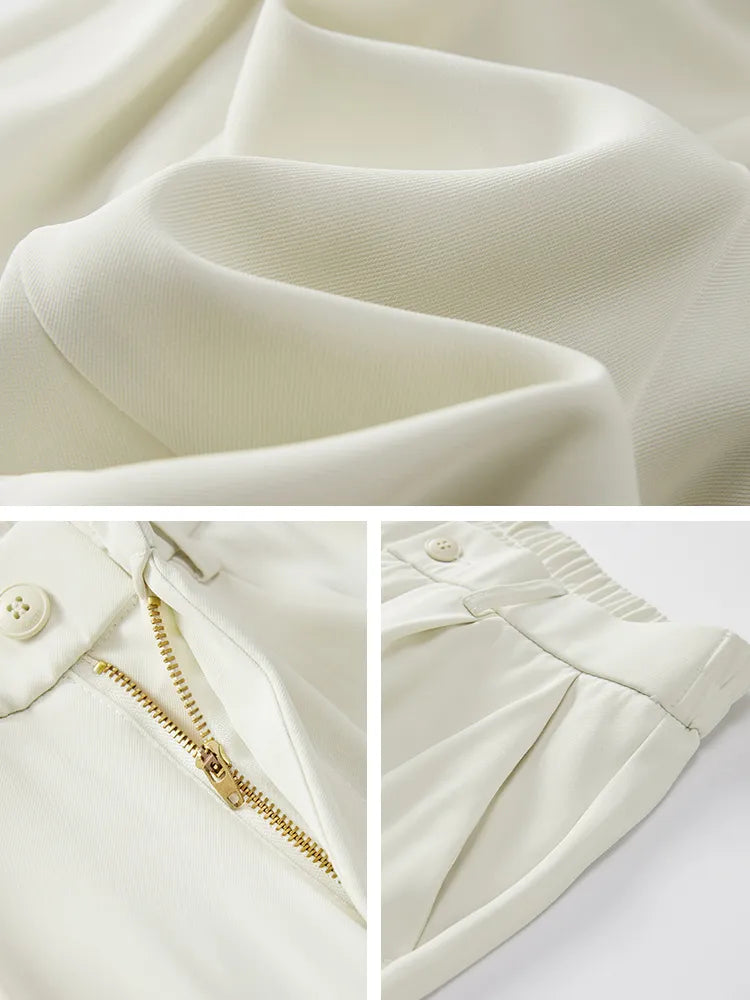 Men’s Classic Soft Pants | Straight Loose Drape Trousers | Breathable Material