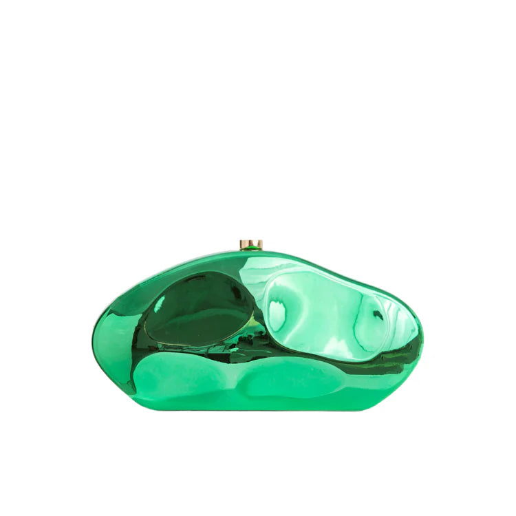 Women Fancy Evening Clutch Green