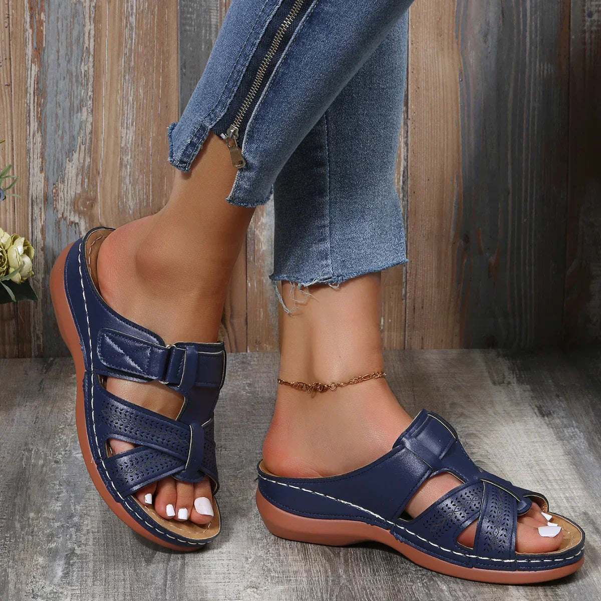 Skylark | Women's Orthopedic Cushioned Wedge Sandals