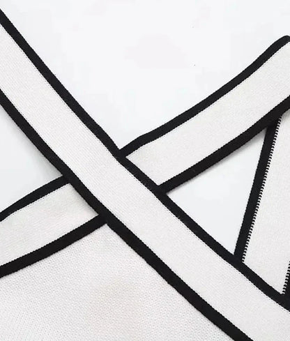 Women Knitted Criss-Cross Top | Backless Cross Straps Knit Tank Top