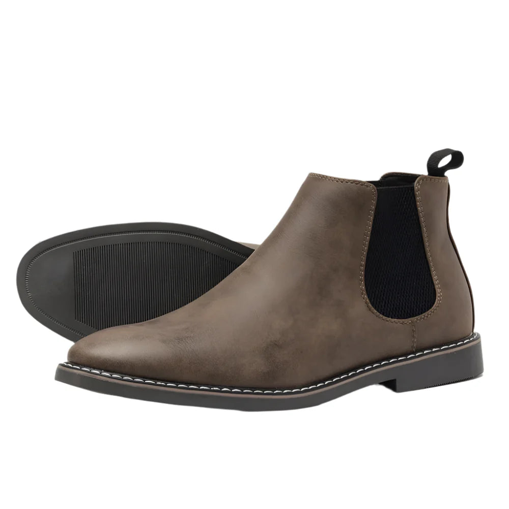 Men Ankle Boots | Chelsea Boots | Heeled Boots Gray